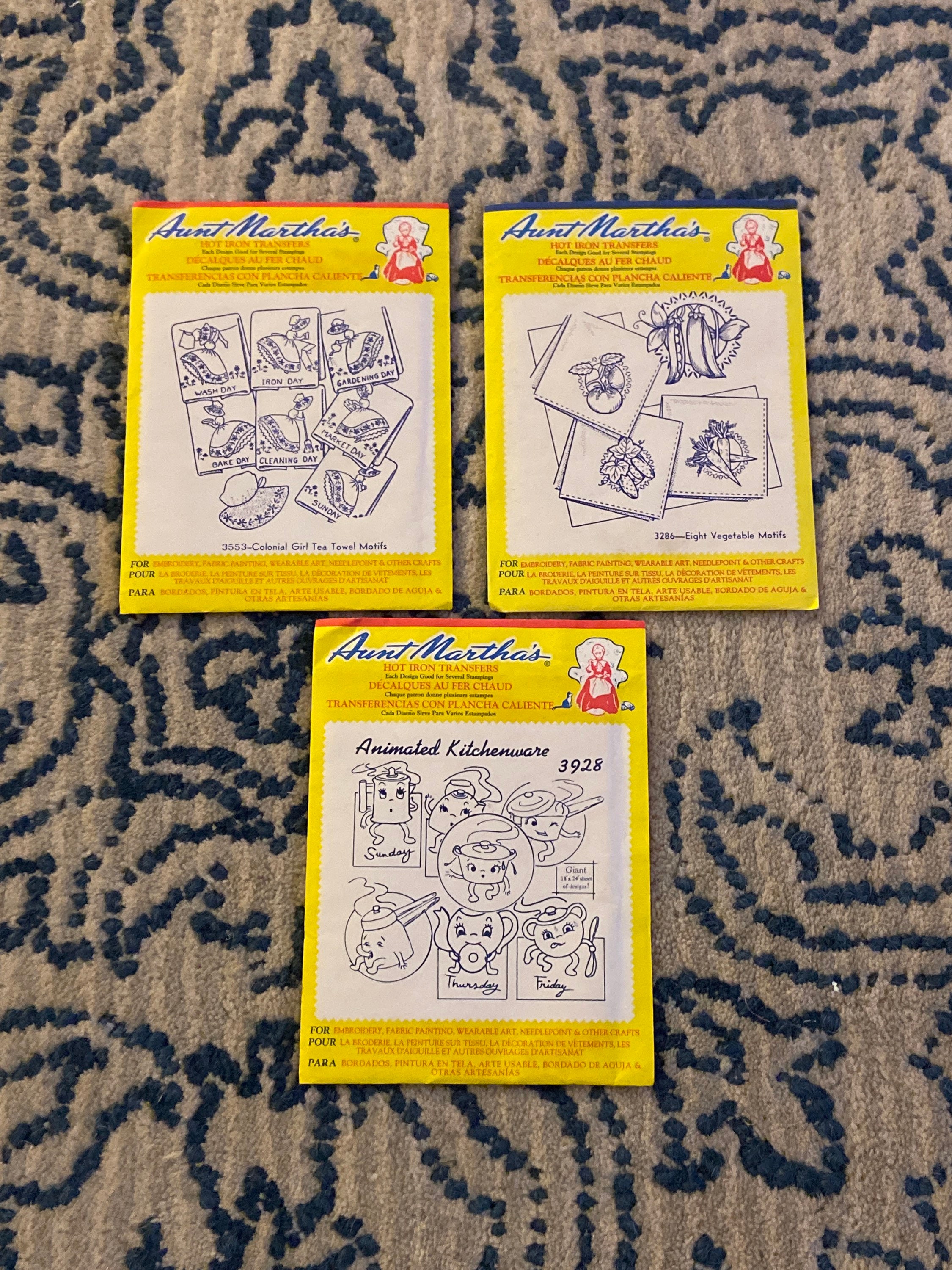 Aunt Marthas Hot Iron Transfers Iron Transfers Etsy