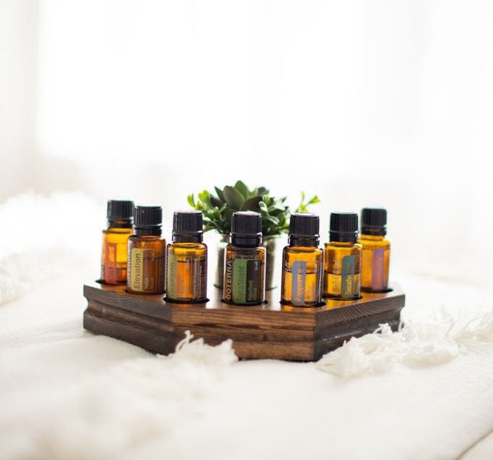 An essential oil organizer from Urban Alloy