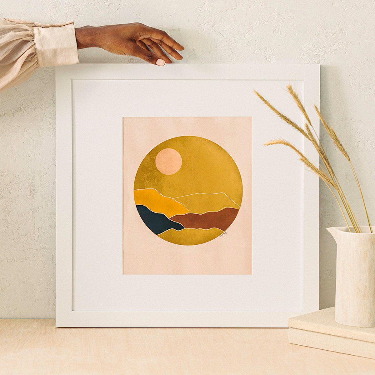 "Sunset" print from M. Koby Art