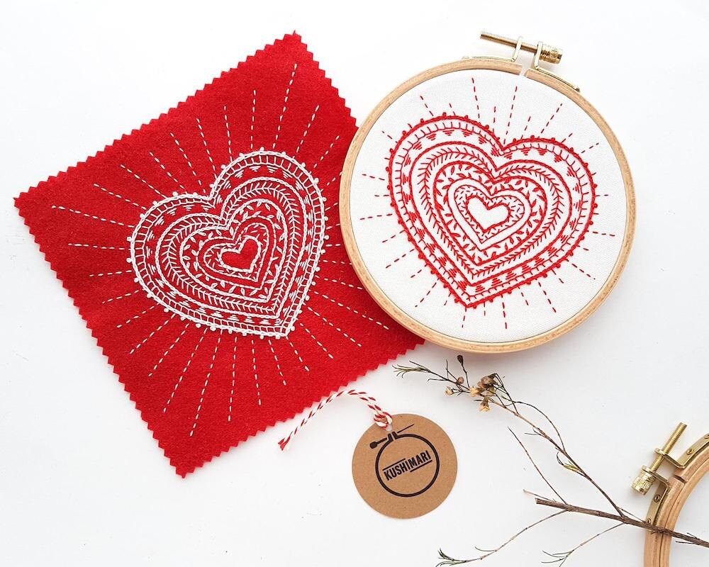 Downloadable embroidery pattern from Kushimari