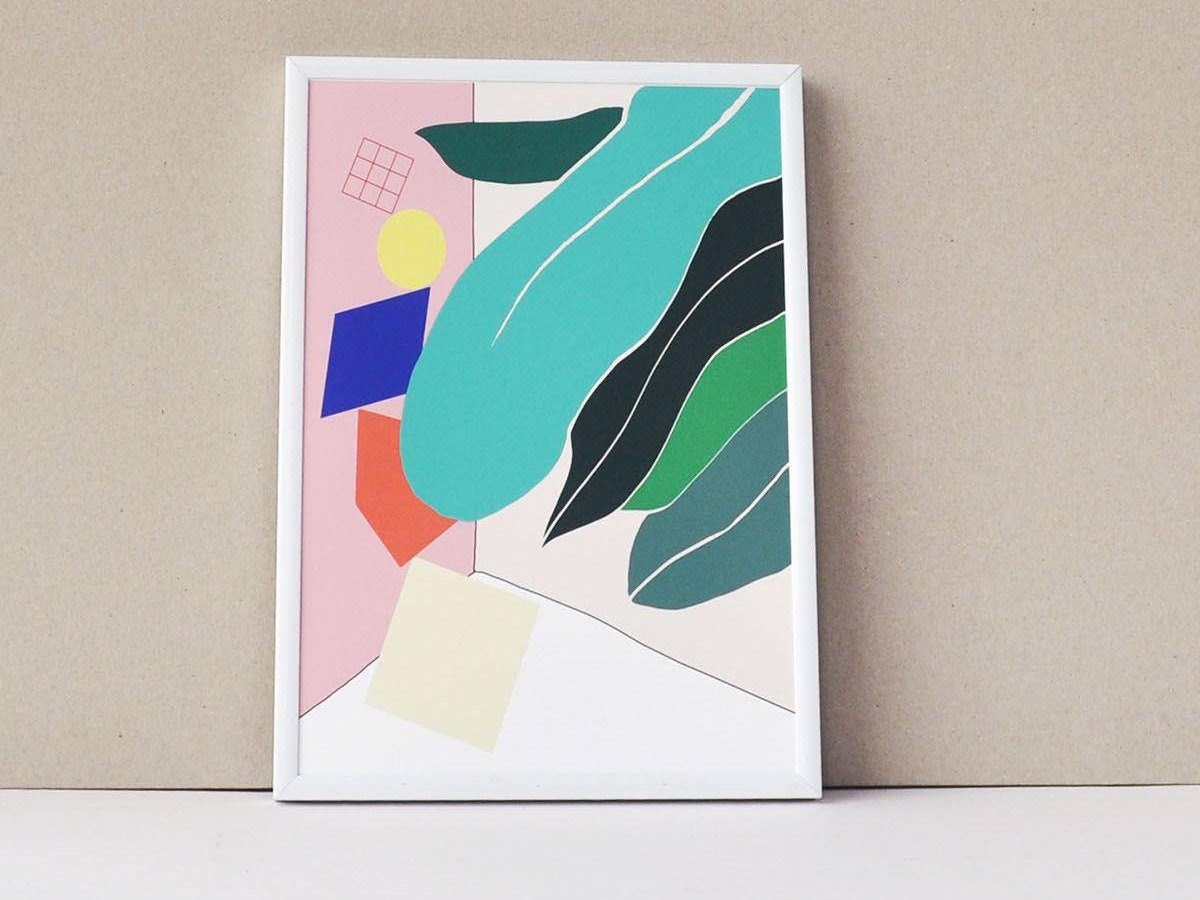 Colorful botanical print from Hej & Hello Creative