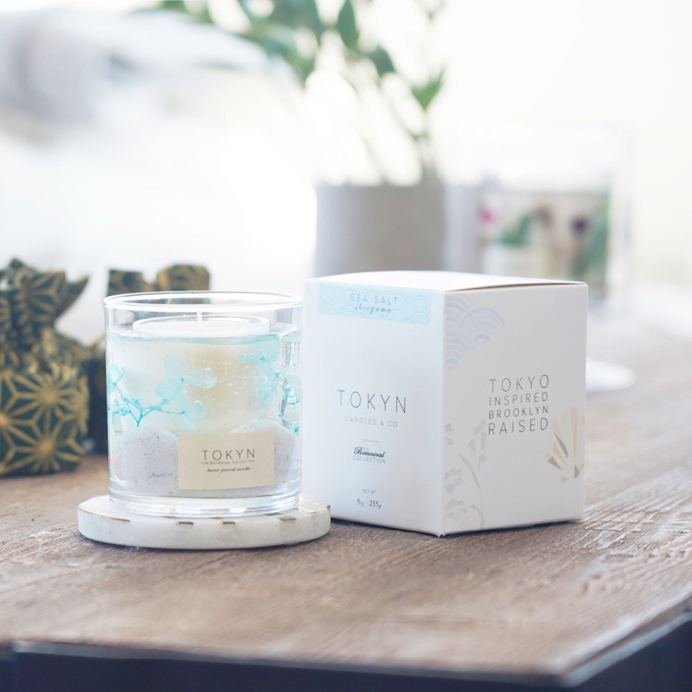 Shiogama sea salt candle from Tokyn Candles