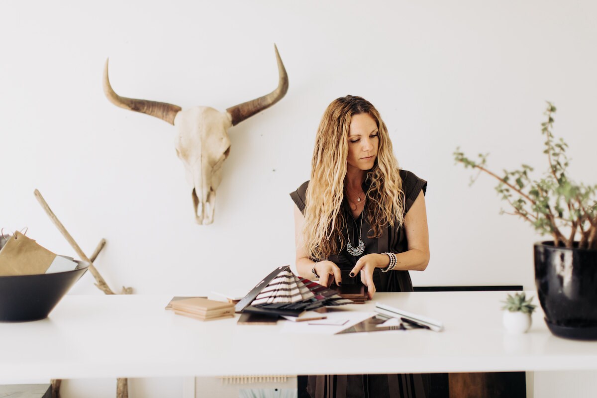 Gretta Jones of Bertu Home at work in her office