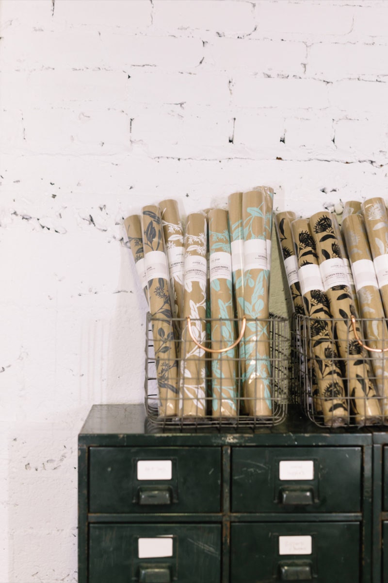 Rolls of wrapping paper ready to ship Rolls of wrapping paper ready to ship