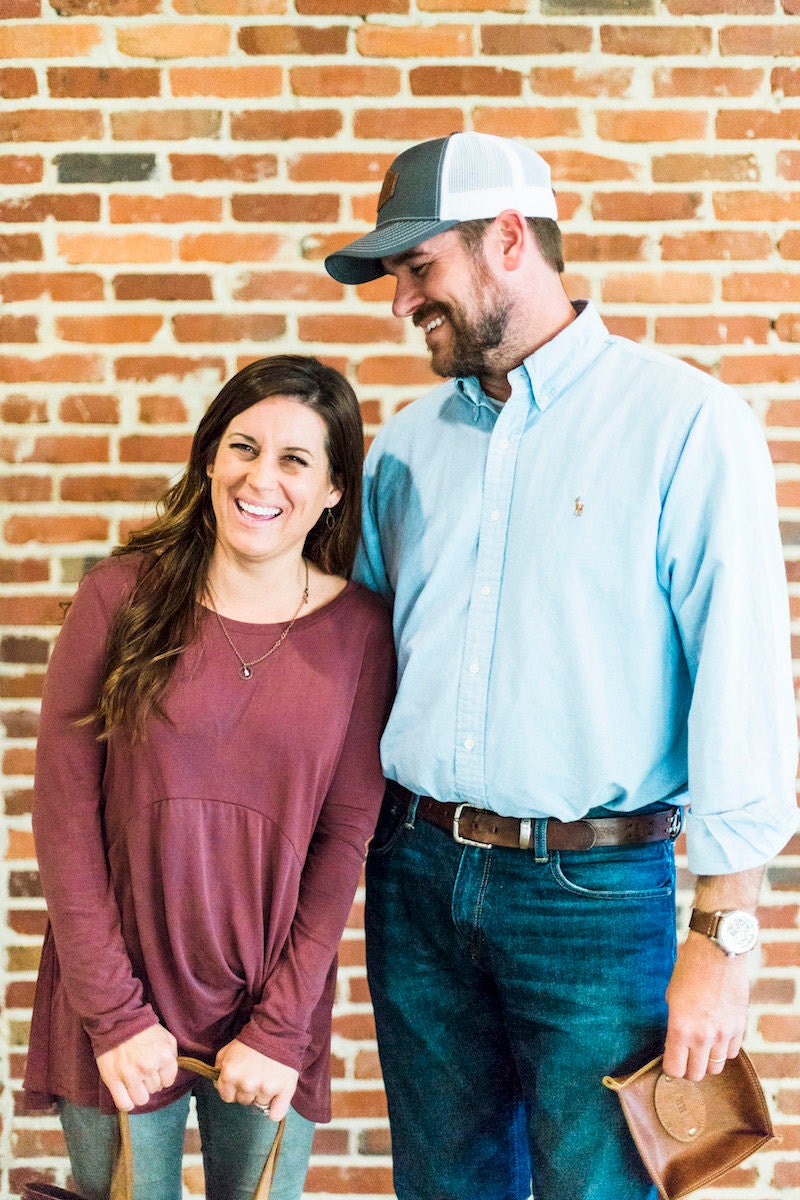 A portrait of shop owners Rick and Coleen Holtz.