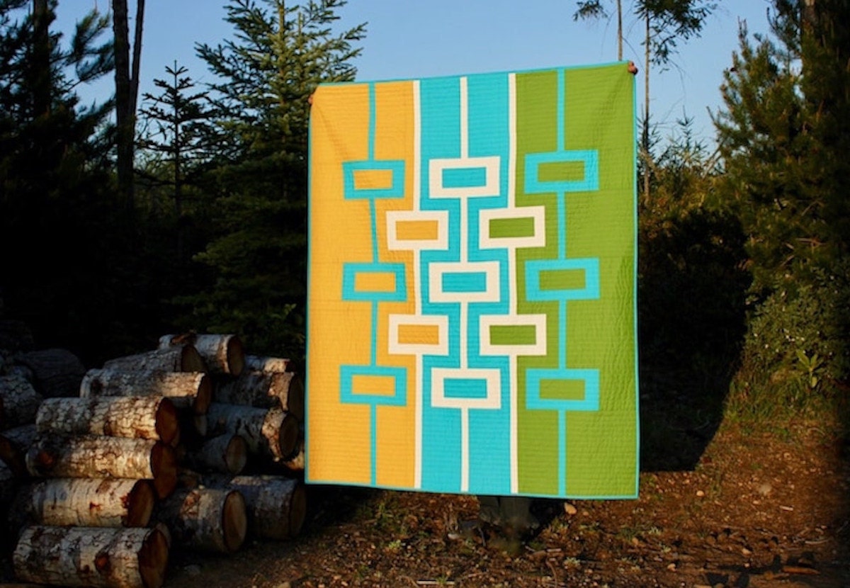 A digital quilt pattern from Etsy