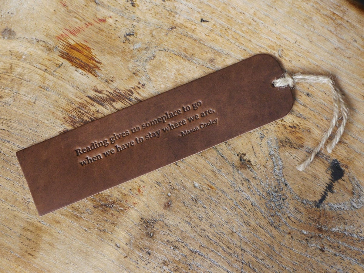 Kingsley Leather bookmark