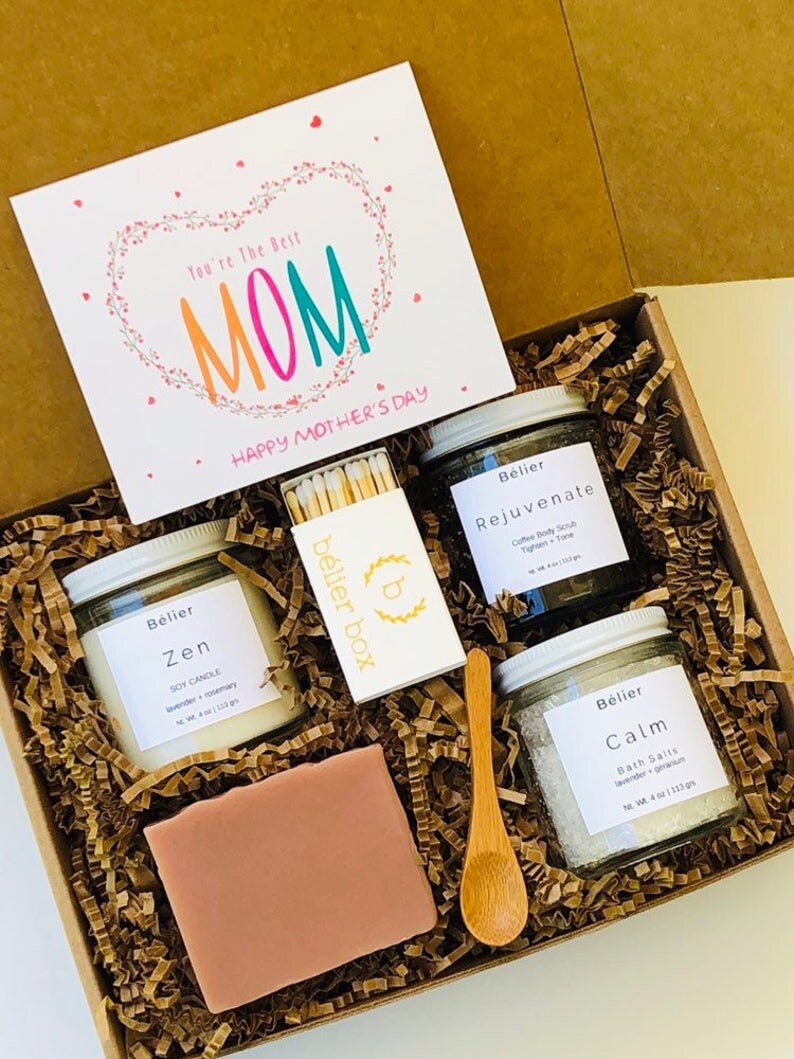 Customizable spa gift set for mom from Bélier Handmade