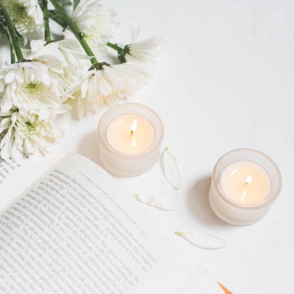 Unscented soy tealight candles from Aphantri Tealights, on Etsy