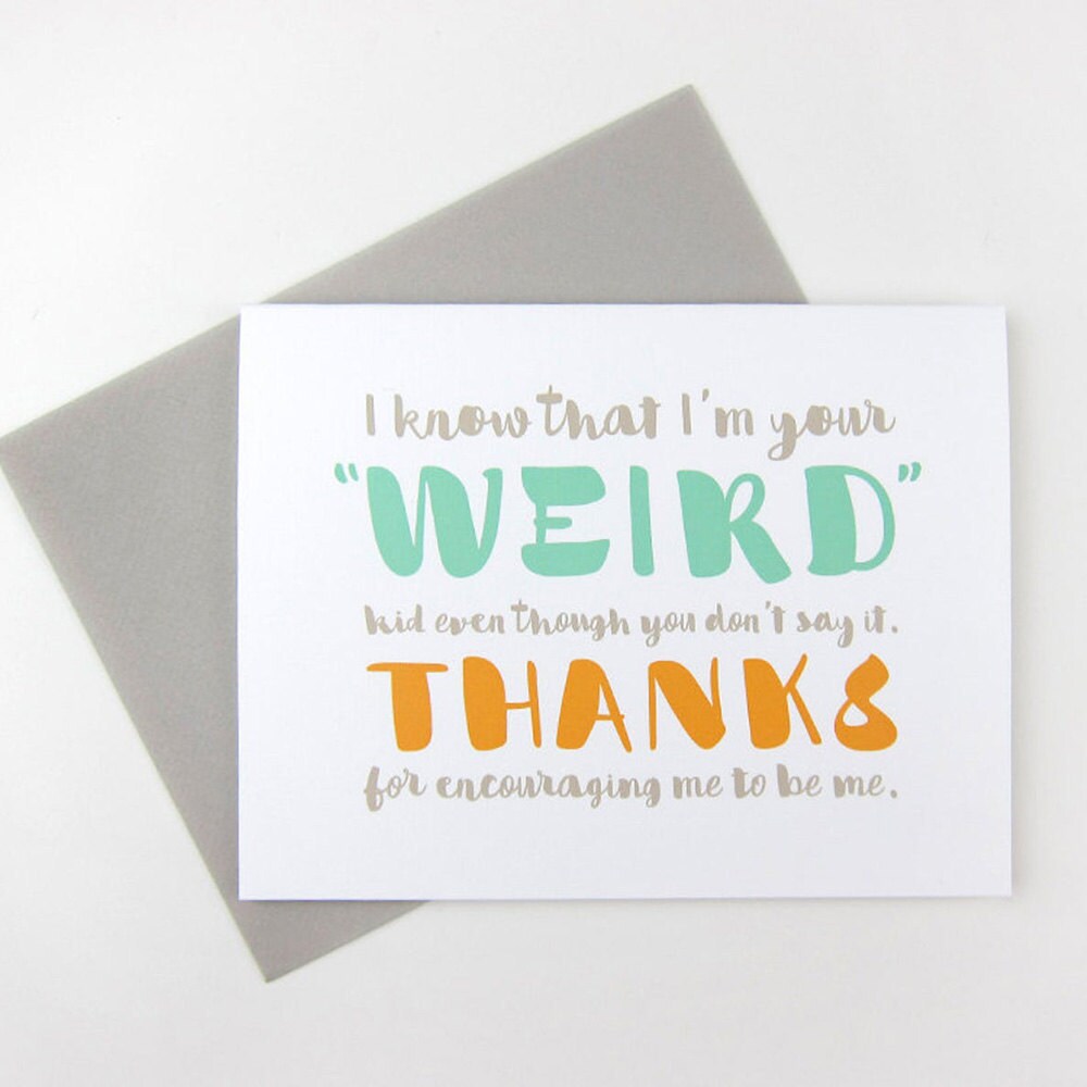 A unique Mother's Day card for an encouraging mom