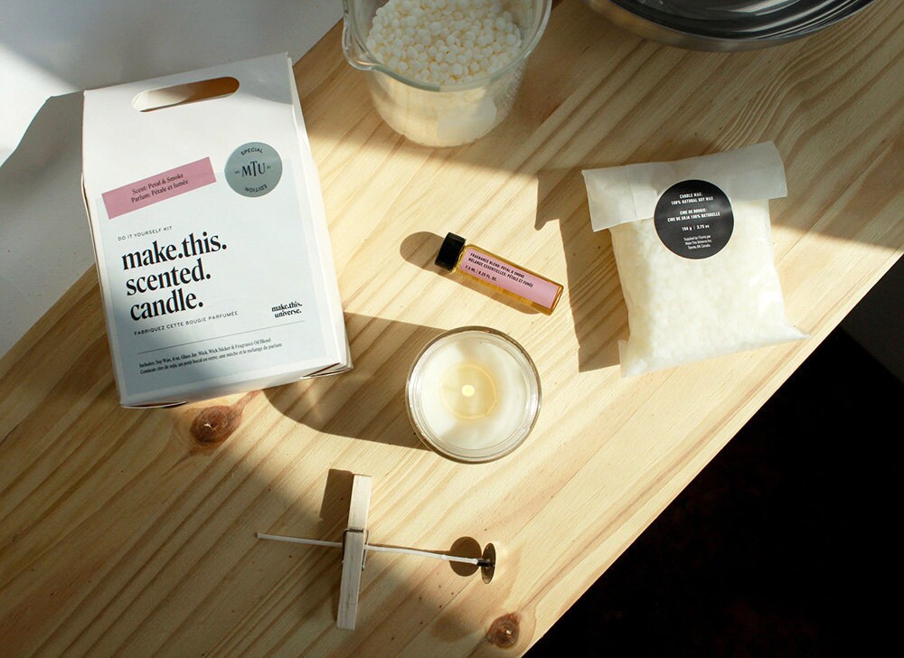 Everything you need to make a scented candle