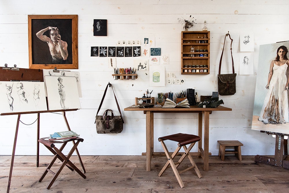 Peg and Awl studio space.