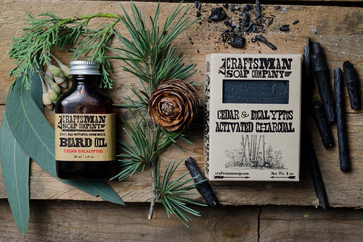 Beard oil and soap duo groomsmen gifts from Craftsman Soap Co, on Etsy