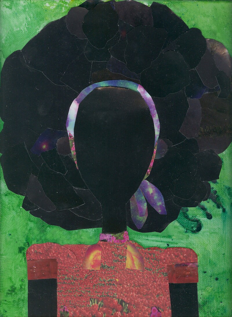 "Girl with the Big Afro" print from Mirlande