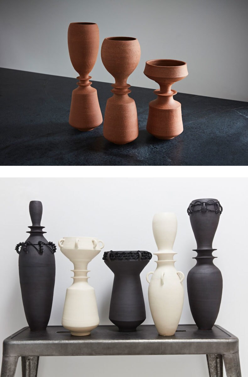 Altuzarra x Etsy vases from Sara Paloma Pottery