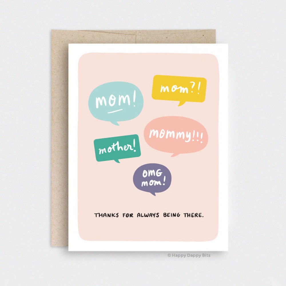 A unique Mother's Day card for a patient mom