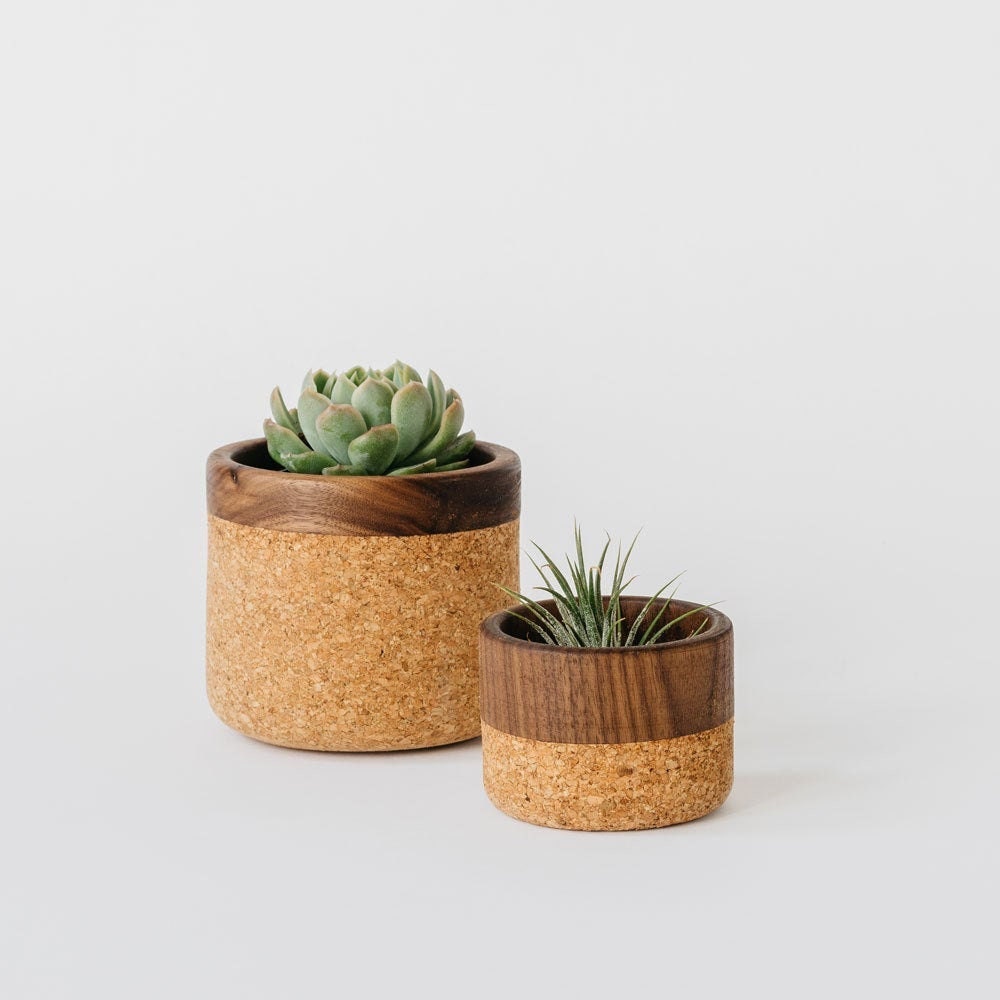 Cork and wood bowl from Melanie Abrantes