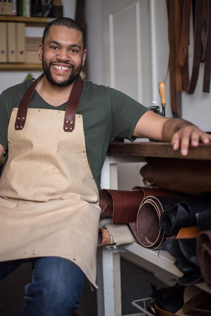Portrait of Kingsley Leather owner Kingsley Thompson