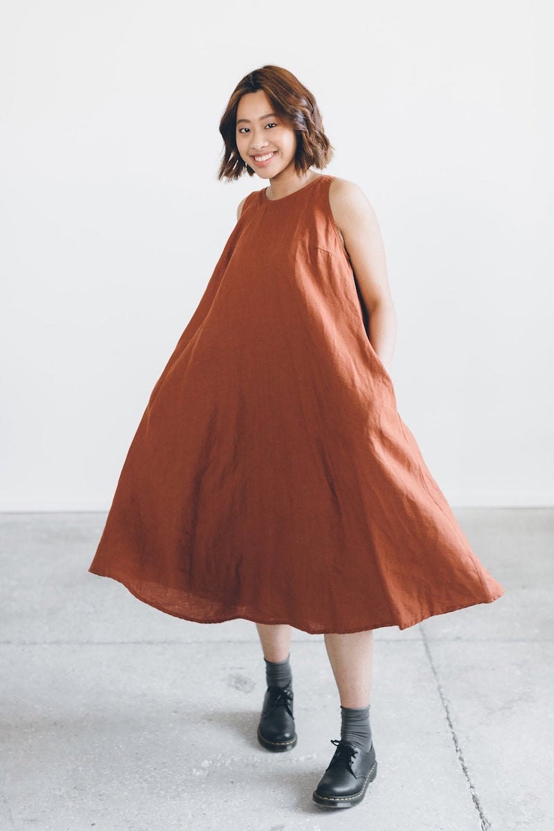 Linen tunic dress from Linenfox