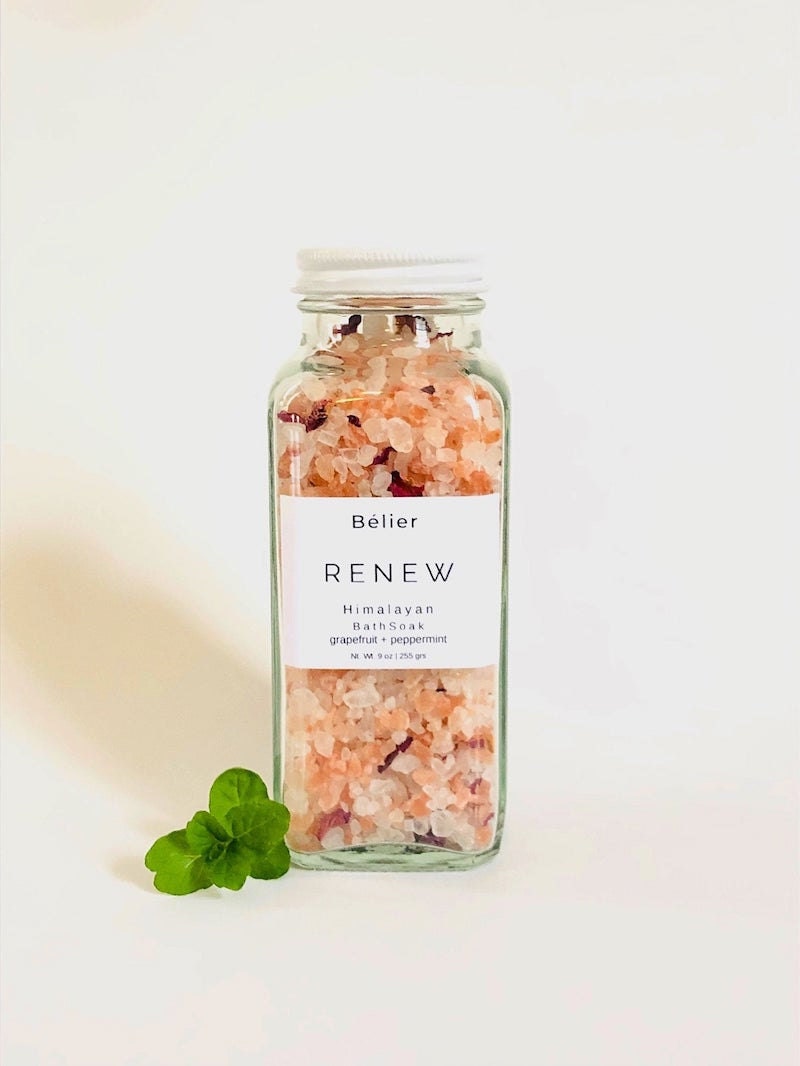Himalayan bath salts from Bélier Handmade