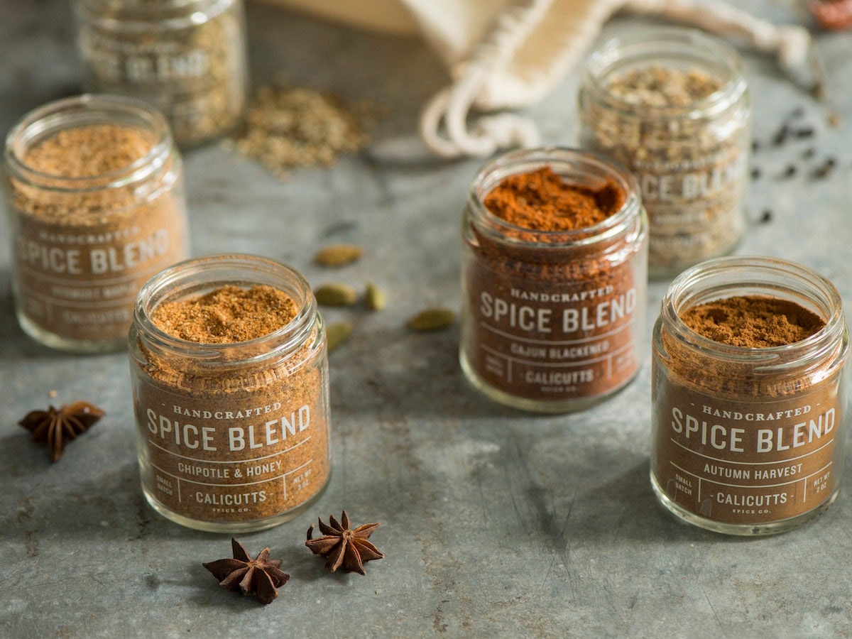 Assorted spice blends from Calicutts Spice Co.