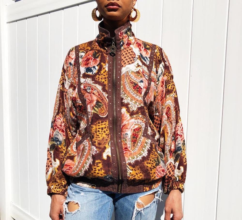 A vintage paisley windbreaker from Threads of Habit