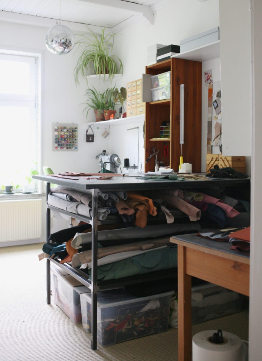 Alex Bender's home studio space in Berlin, Germany