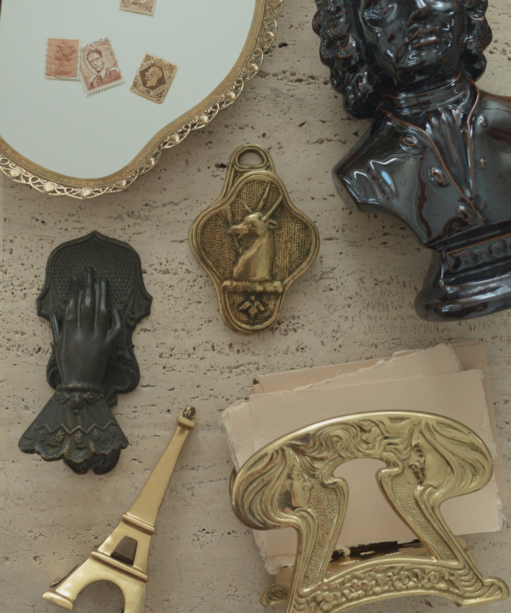 A collection of vintage objects from Otherwise Shoppe.