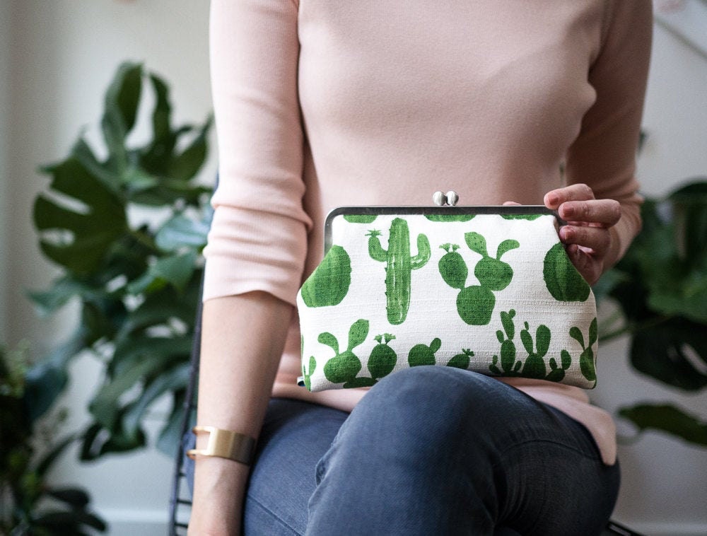 Cactus clutch from Boejack Design