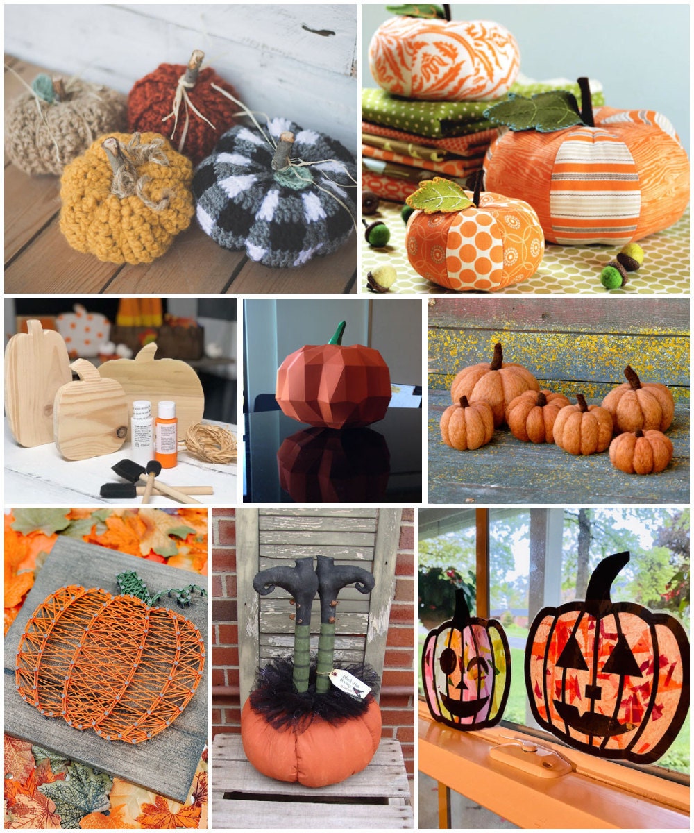 DIY pumpkin ideas for Halloween, from Etsy