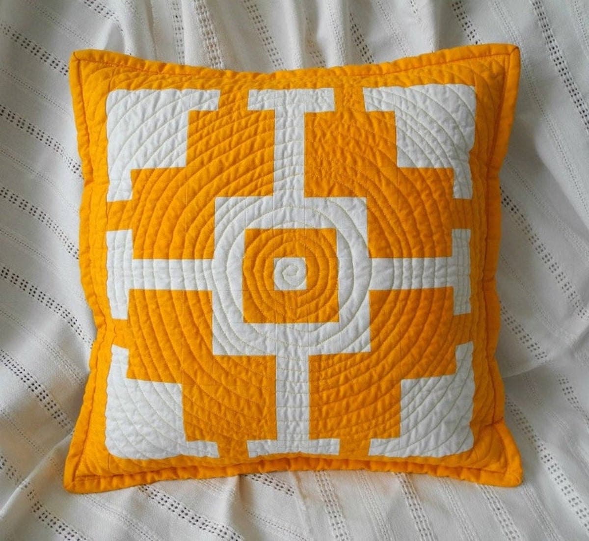 A patchwork pillow pattern from Etsy