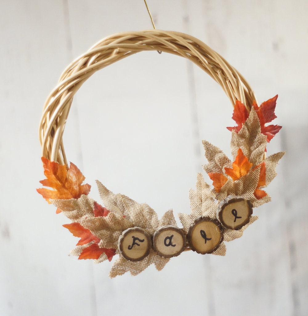 Fall wreath from GFT Woodcraft