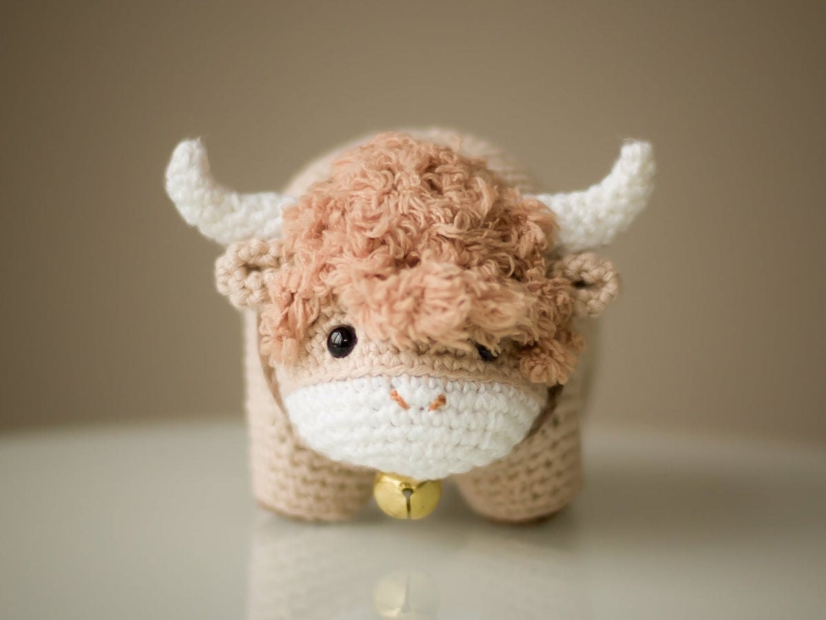Amigurumi ox crochet pattern from All About Ami, on Etsy