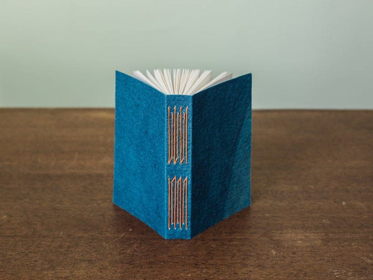 Handmade journal from Linen Laid & Felt and more of the best dad gifts from Etsy