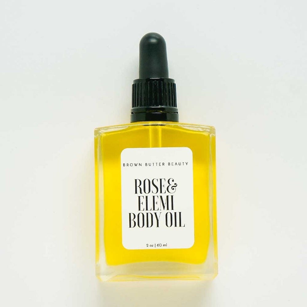 Hydrating body oil from Brown Butter Beauty