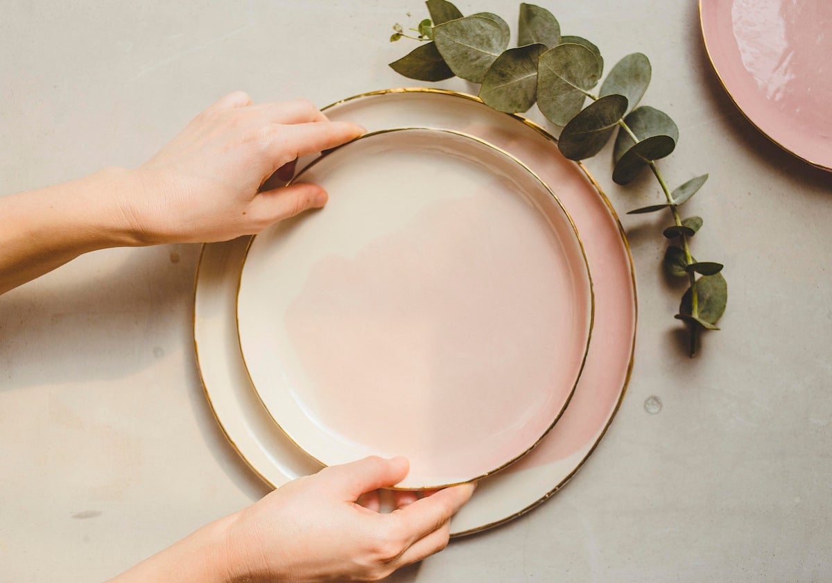 Ceramic dinner plates from SinD Studio, from $38