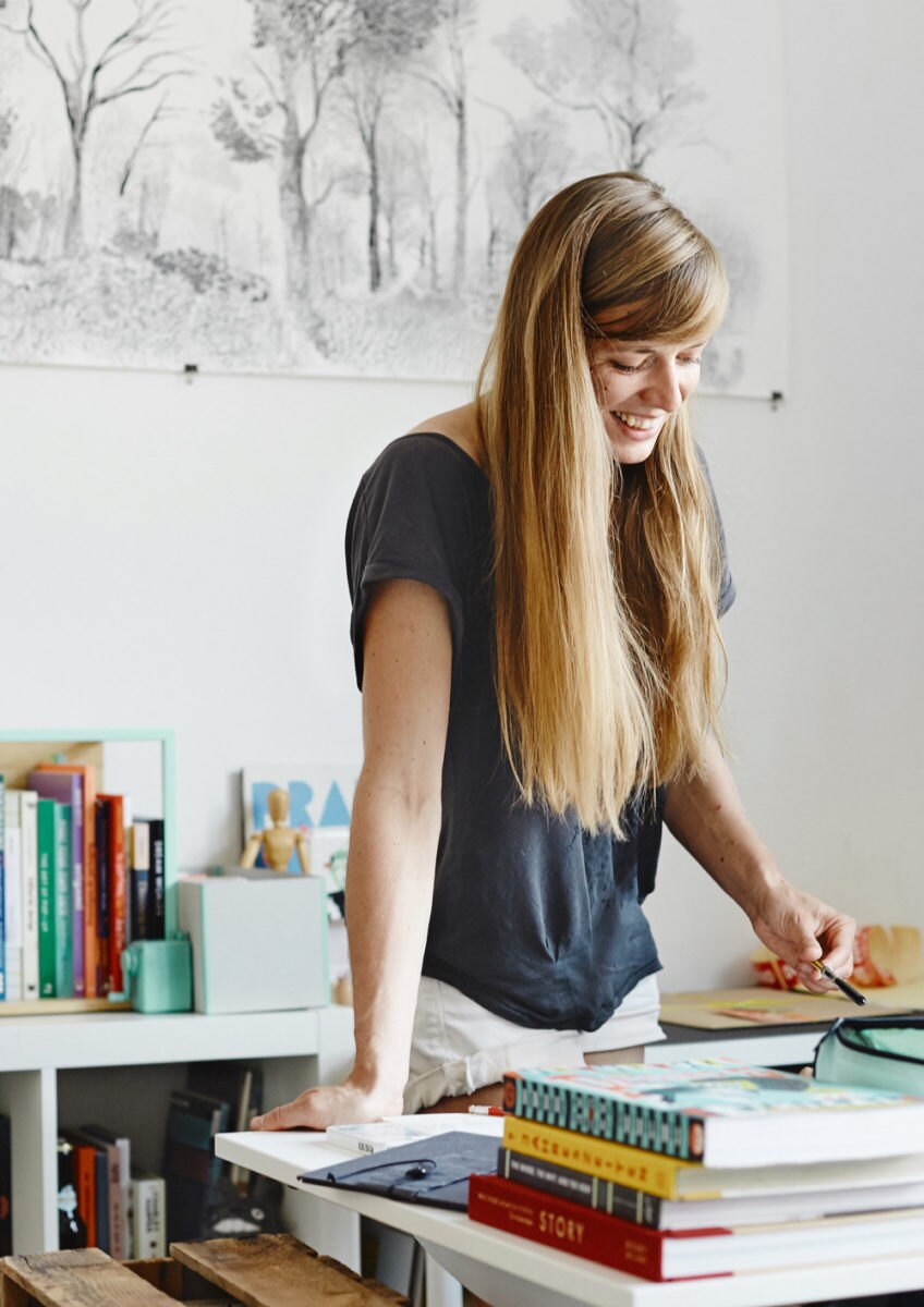 Portrait of Etsy sellers Theresa Grieben and Carolin Buzio in Berlin, Germany on August 11, 2015. Photo: Zoë Noble