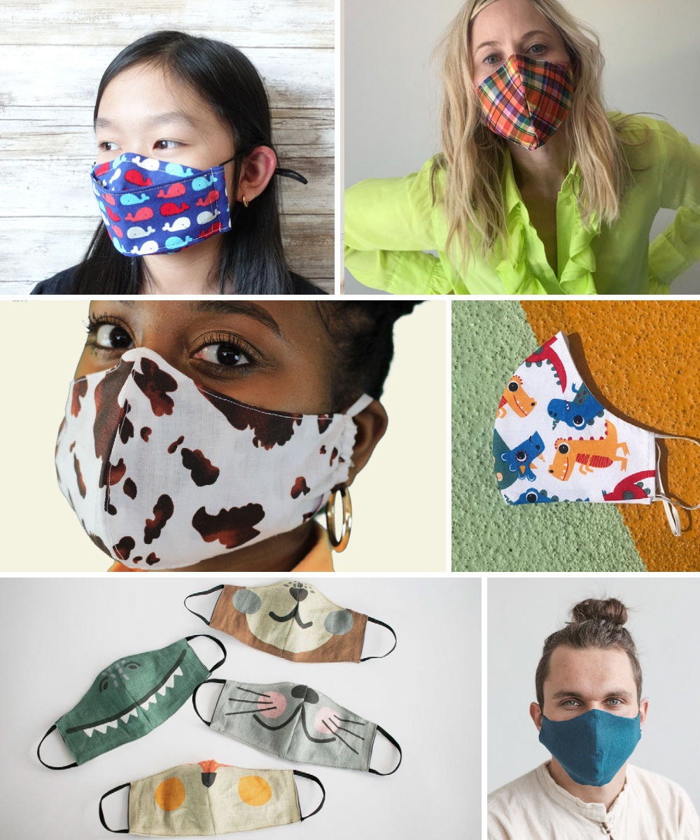 Face masks and other back-to-school supplies from Etsy