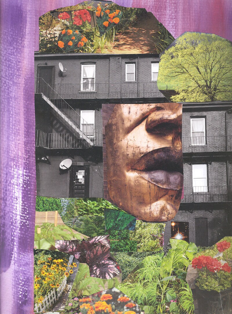 "Woman With Her Own Garden" print from Mirlande