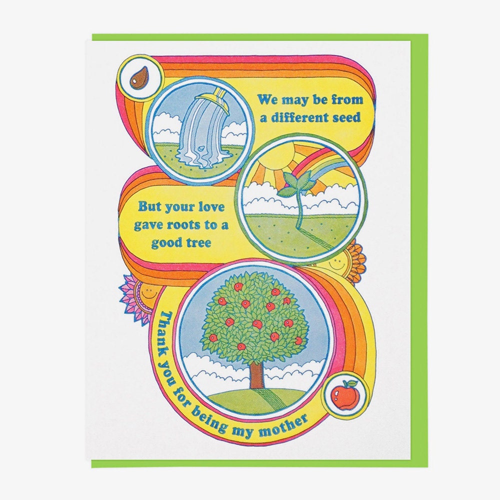 A unique Mother's Day card for an adoptive mom