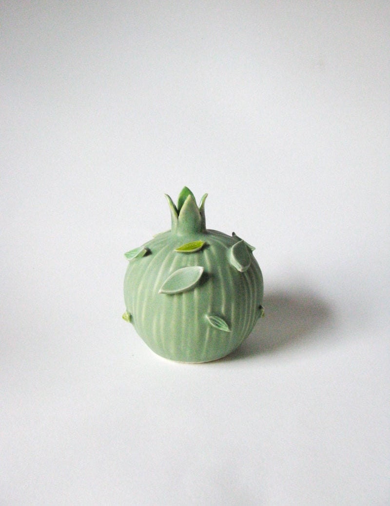 Mint green ceramic vessel from Echo of Nature