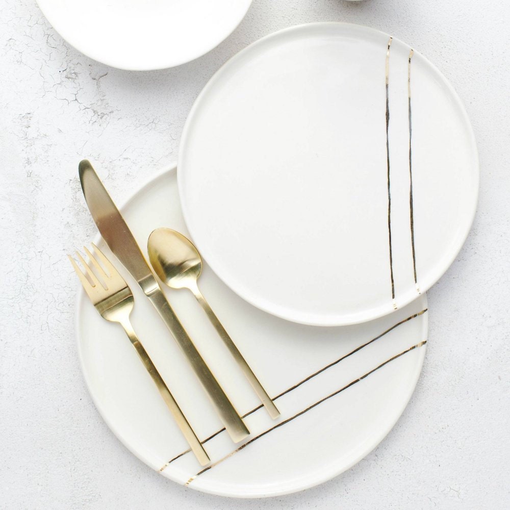 Plate and utensils