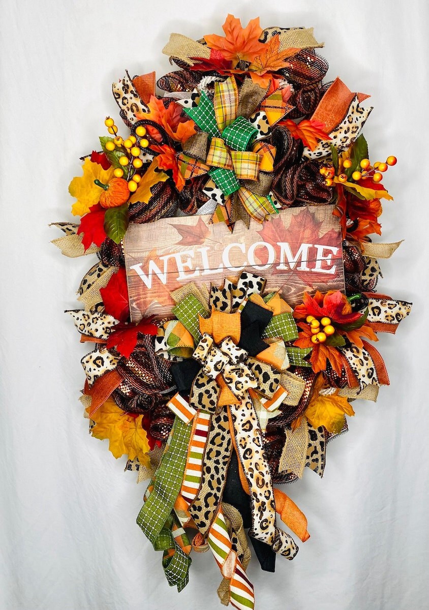 Fall swag for front door