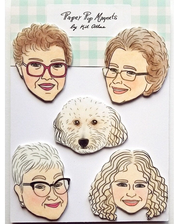 Custom portrait magnets from Kit Atlas