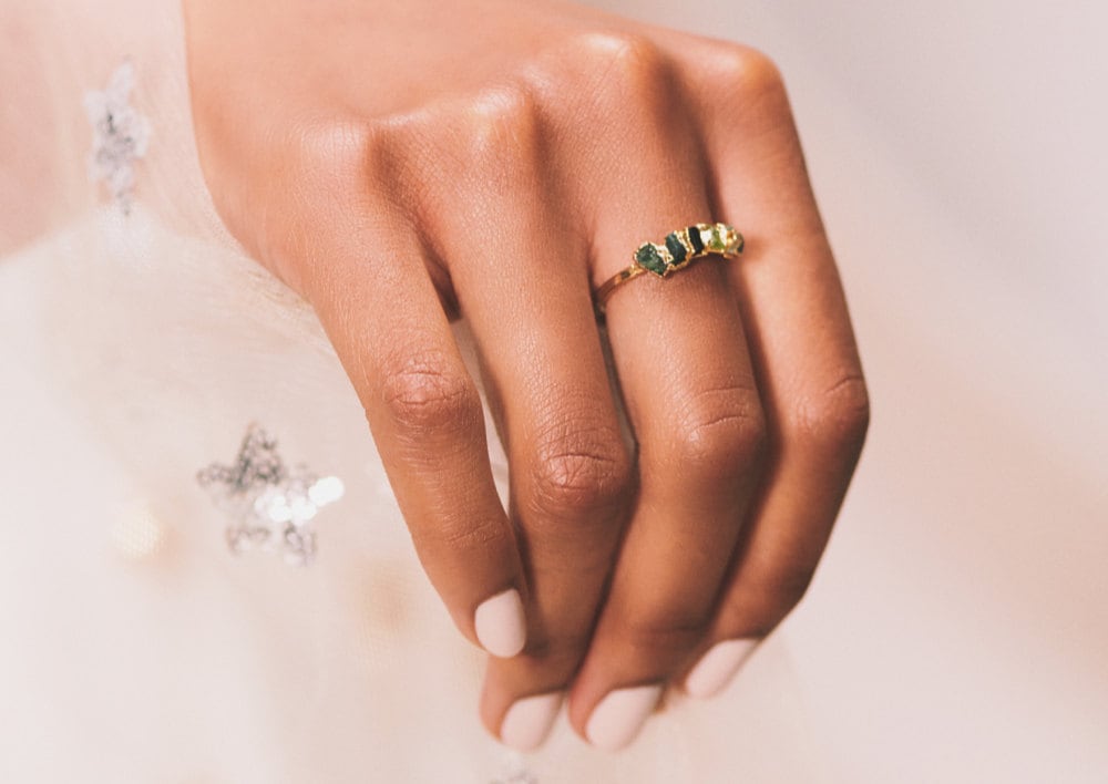 The Peoples' Choice Award Winner: an ombré gemstone ring from Dani Barbe