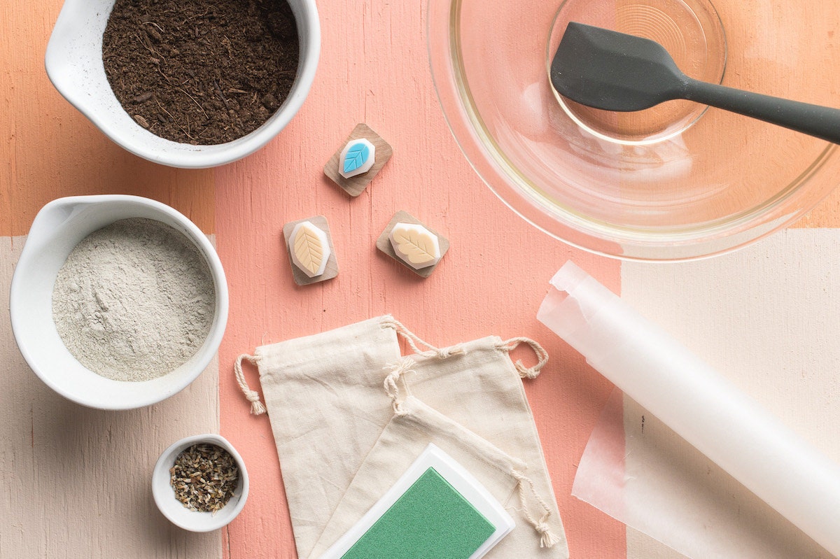 All the supplies you need to make DIY wildflower seed bombs