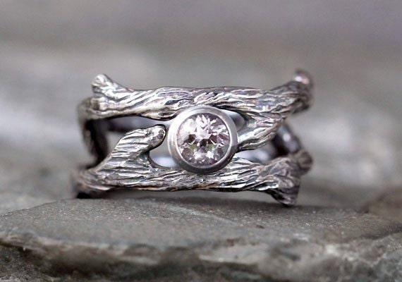 alternative-engagement-ring-twig-silver