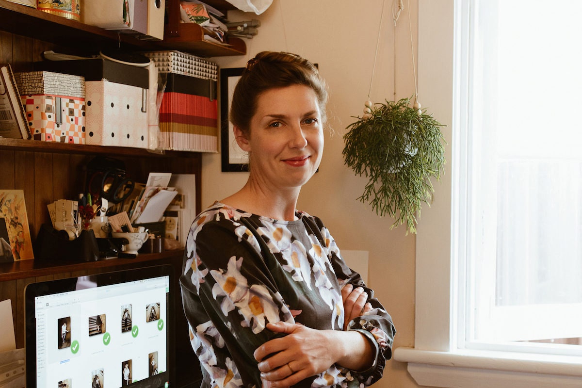 Portrait of Rabia in her office