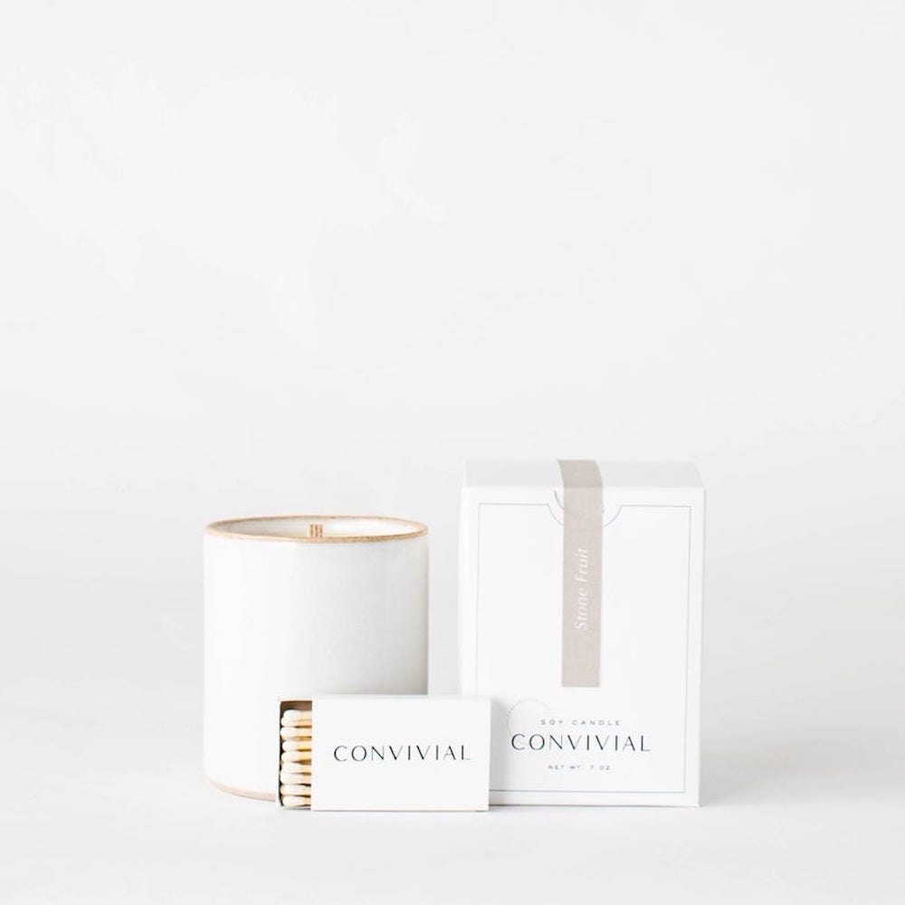 Stone fruit candle from Convivial Production