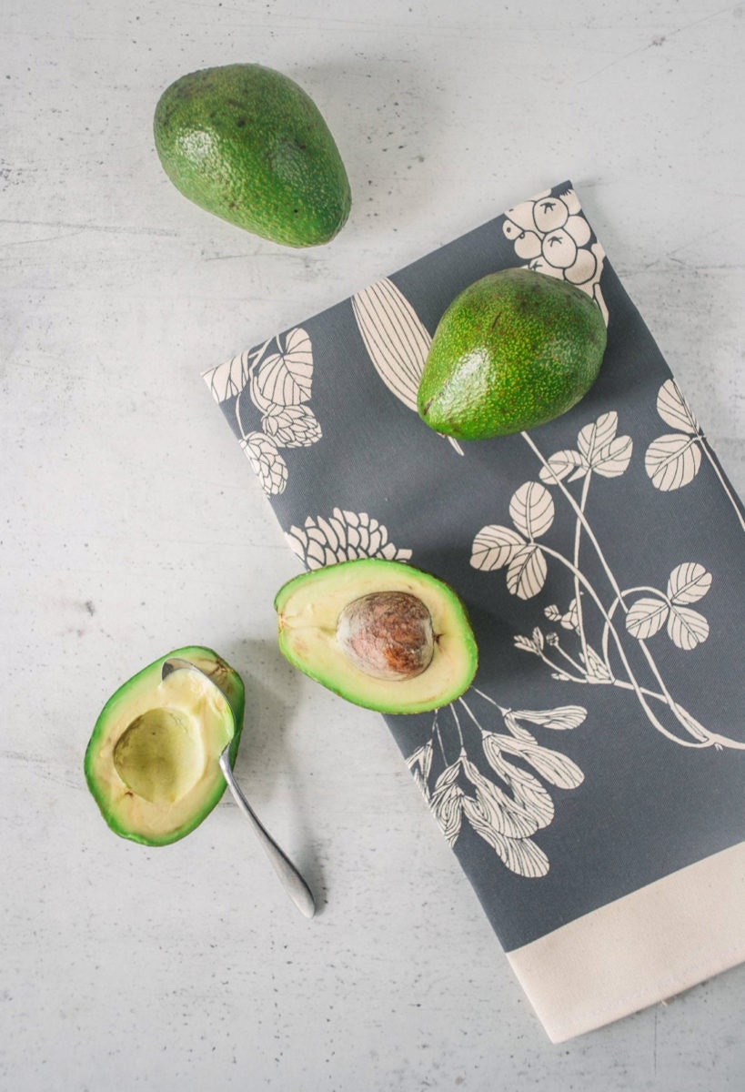 Botanical-print napkins from Softer and Wild